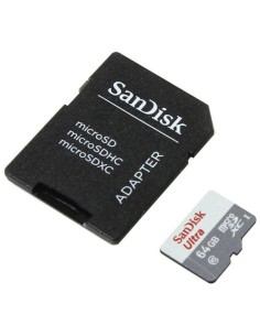 MEMORIA DG  64GB SANDISK MSD   ULTRA UHS-I CON ADAPTADOR...