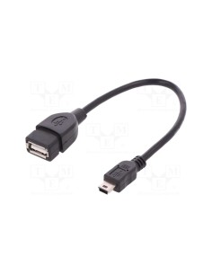 CABLE USB A HEMBRA A MINI USB  M 0.2 M PN: USB A/H A MINI...