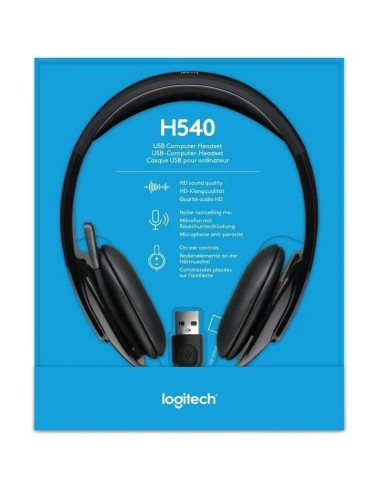 AURI + MIC USB   1.8M LOGITECH H540 CASCOS...