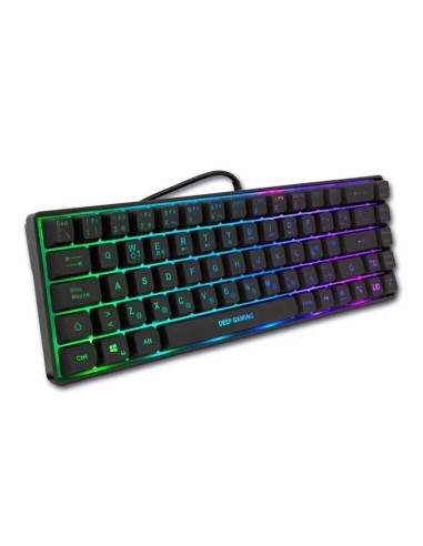 TECLADO USB DEEP GAMING TM065  MINI RGB PN:...