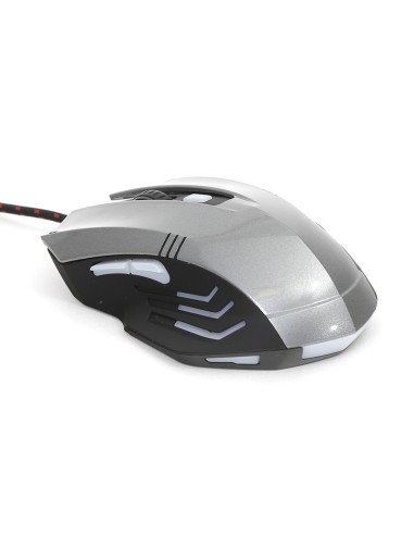 RATON OMEGA GAMING USB 3200DPI GRIS NEGRO...