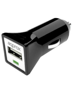 CARGADOR  5V COCHE 1X USB 1.0A  NEGRO PN: APPUSBCARB EAN:...