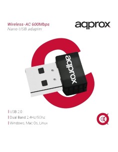 WIRELESS USB  600MPBS APPROX   NANO AC USB 2.0 PN:...