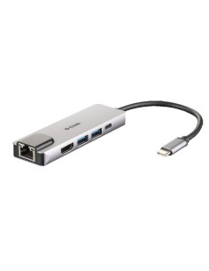 MINI DOCK USB TYPE C DLINK     USB 3.0, LAN, HDMI, TYPE C...
