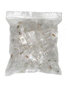 CONECTOR RJ45 MACHO BOLSA 100  CAT 6 PN: RJ45 M CAT.6 100...