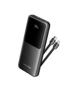 POWERBANK 10000 MAH VENTION    22.5W LED DISPLAY NEGRO...