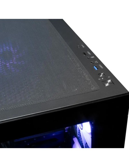 CAJA GAMING ATX GA250 COOLBOX  VISION RGB NEGRA SIN FUENTE PN: COO-CHA-GA250-0 EAN: 8436556143113   