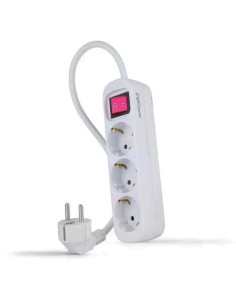 REGLETA 3 TOMAS NANO CABLE CON PROTECCION 1.4M,...