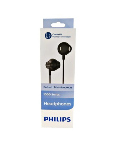 AURICULAR 3.5MM 1.2M PHILIPS   NEGRO...
