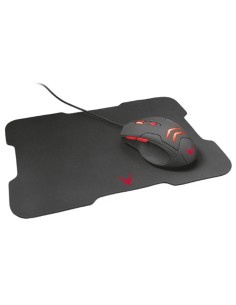 RATON VARR GAMING USB 3200DPI  NEGRO + PAD 295 X 210MM...
