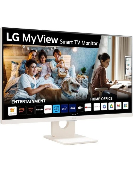 SMART MONITOR 31.5" LG 32SR50F -W SMART TV MULTIMEDIA BLANCO PN: 32SR50F-W EAN: 8806084493507   