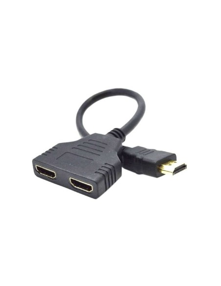 CABLE HDMI PASIVO DUAL PORT    1.4 0.20M PN: HDMI DUAL PORT 2 EAN: 8716309096669   