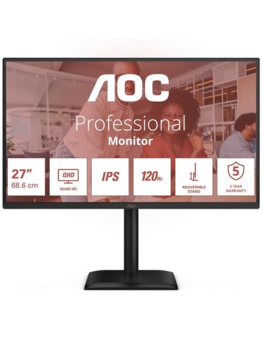 MONITOR   27" AOC IPS Q27E4U   QHD MULTIMEDIA...