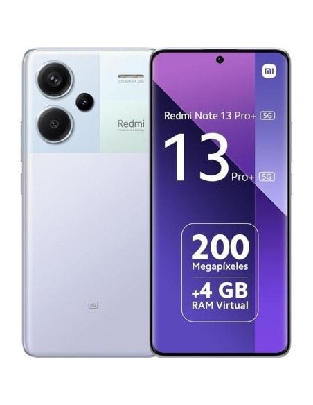 SMARTPHONE 6.67" XIAOMI REDMI  13 PRO+ 12GB/512GB/NFC/PURPURA PN: MZB0FF6EU EAN: 6941812750636   