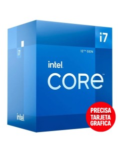 CPU INTEL S-1700    I7-12700F  2.1GHZ BOX CON VENTILADOR...