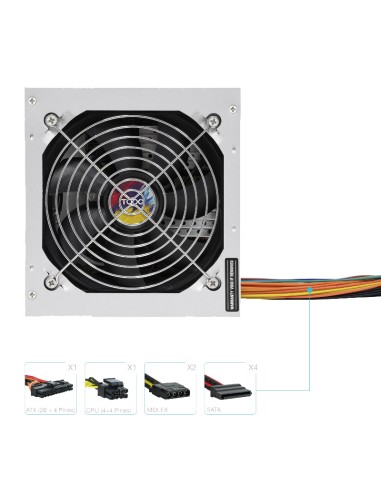 FUENTE  500W/21A   ATX TOOQ    TQEP-500S-INT...