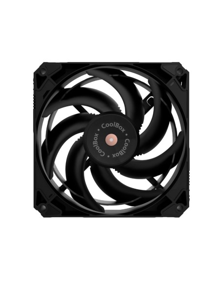 VENTILADOR 12CM GAMING COOLBOX V12 BLACK PN: COO-VA12-03B EAN: 8436624423543   