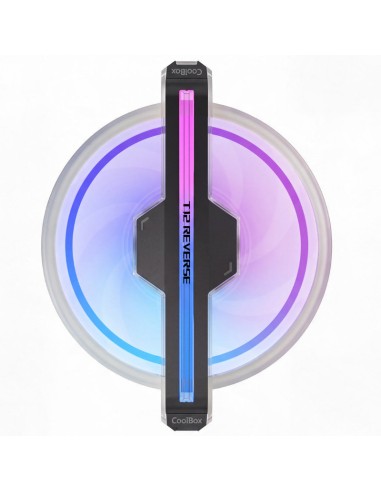 VENTILADOR 12CM GAMING COOLBOX T12 REVERSE ARGB...