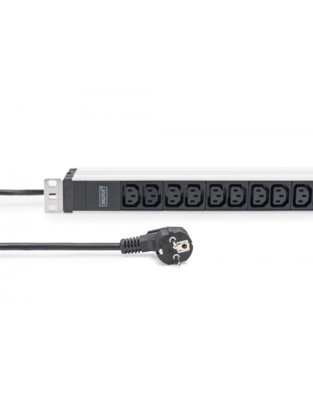 REGLETA 12 TOMAS ARMARIO RACK  19" 1U CABLE 2M PN: DN-95426 EAN: 4016032483472   