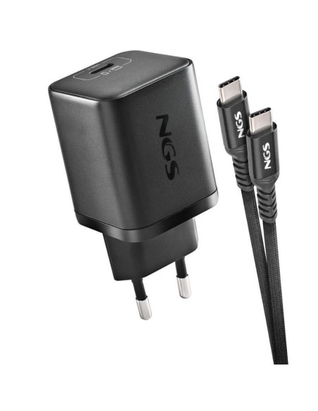 CARGADOR 65W ENCHUFE NGS BUD65 W-C NEGRO PN: BUD65W-C EAN: 8435430626841   