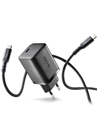 CARGADOR 65W ENCHUFE NGS BUD65 W-C NEGRO PN:...